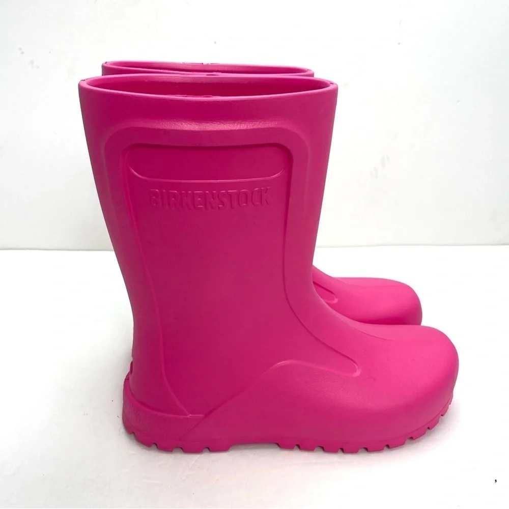 BIRKENSTOCK Derry Kids EVA Rain Boot in Neon Pink Size 3